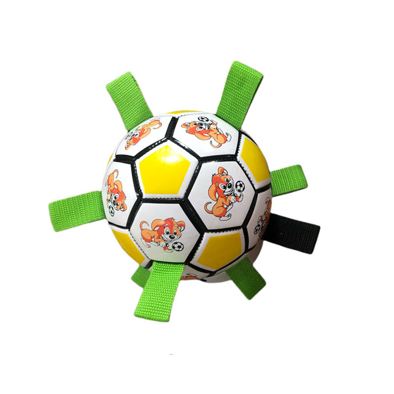 Durable Pet Football Chew Toy For Dental Molar Training