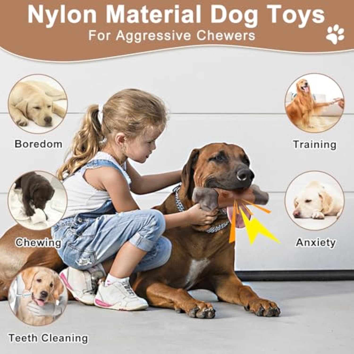 Durable Tough Pet Chew Toy For Aggressive Chewers