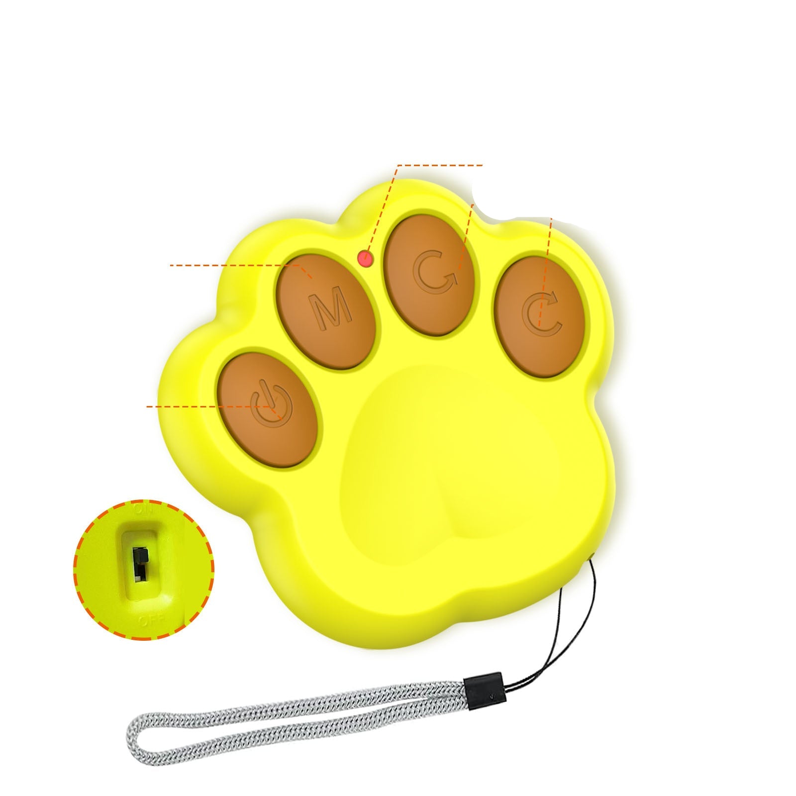 Remote Control Bite Resistant Interactive Intelligent Pet Ball Toy