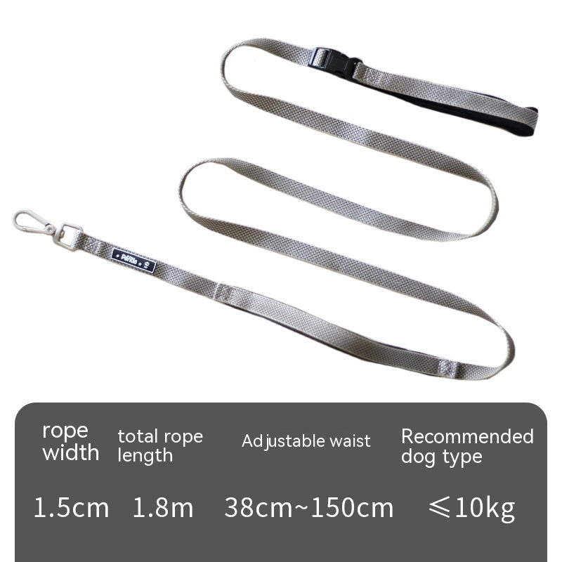 Multi Functional Pet Running Traction Leash For Control