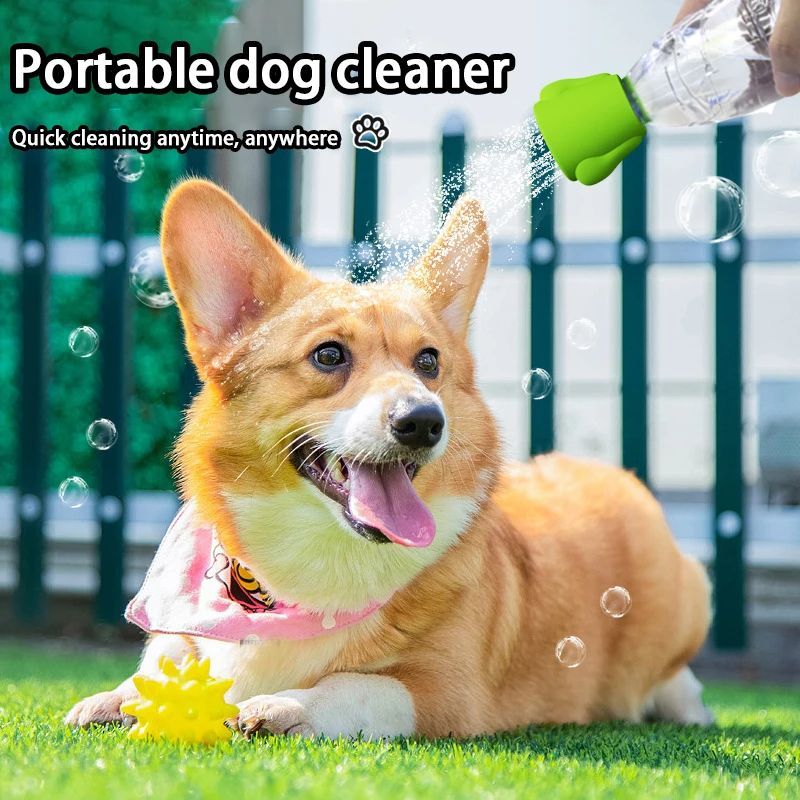 Pet Portable Silicone Bath Sprayer Shower Nozzle Grooming Tool