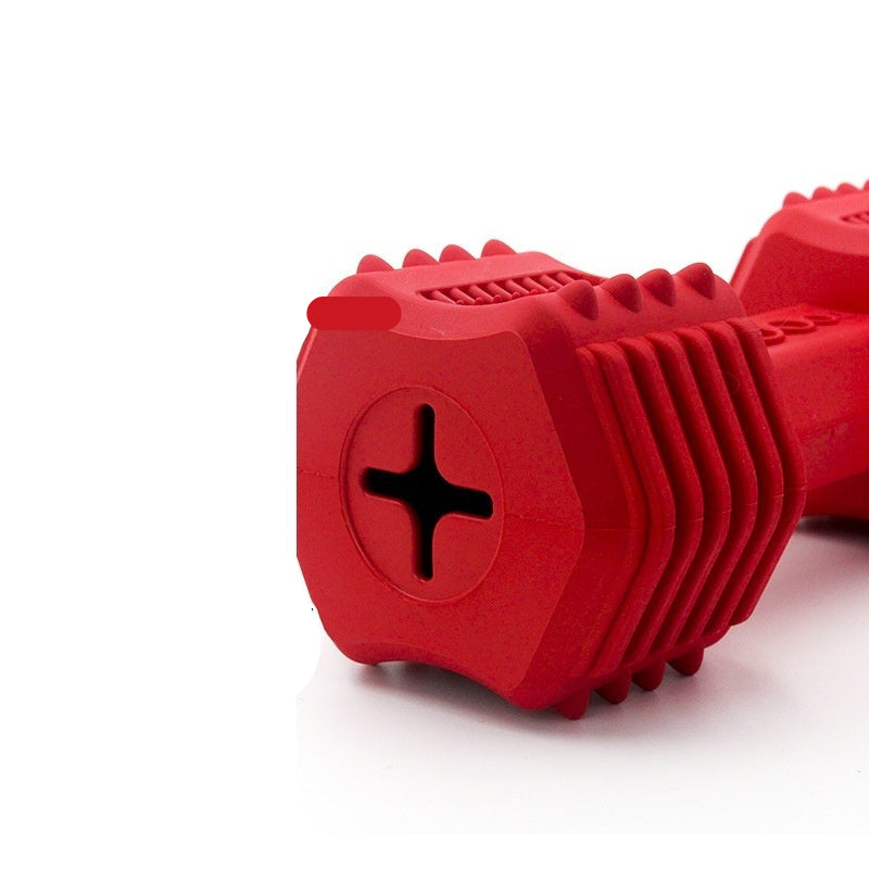 Interactive Rubber Pet Toy With Food Dispensing Long Lasting