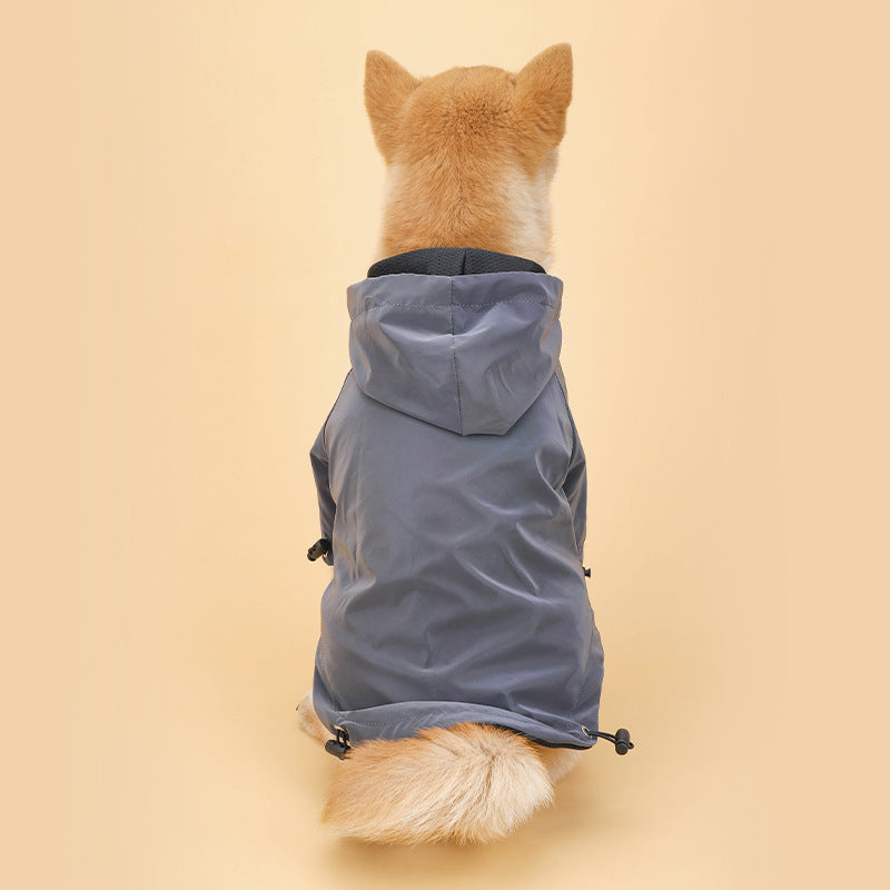 Rainproof Hooded Pet Jacket For Small And Medium Pets