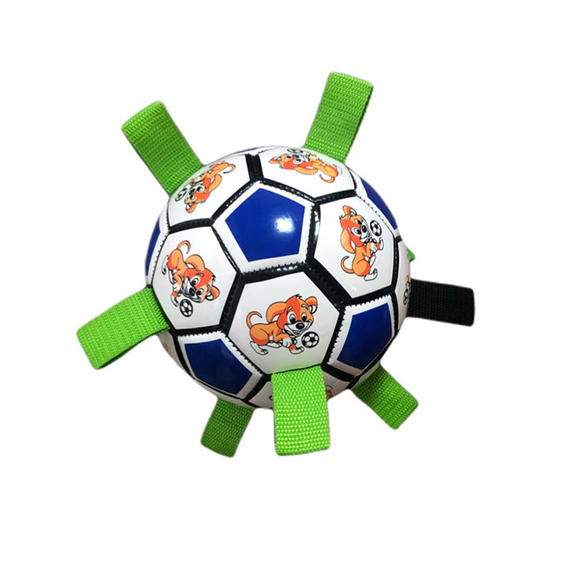 Durable Pet Football Chew Toy For Dental Molar Training