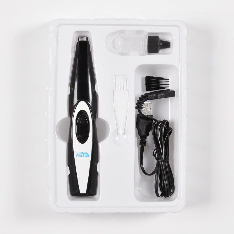Pet Nail And Hair Trimmer Rechargeable Grooming Clipper Tool
