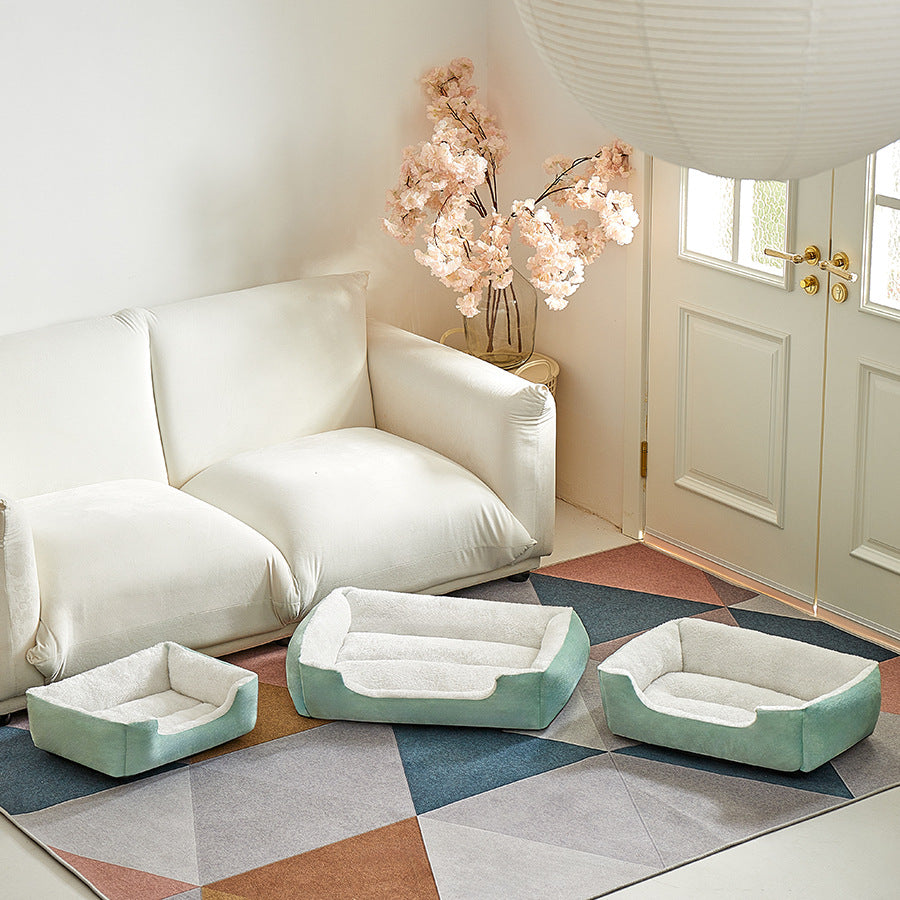 All-Season Warm Dog Sofa Bed Nest