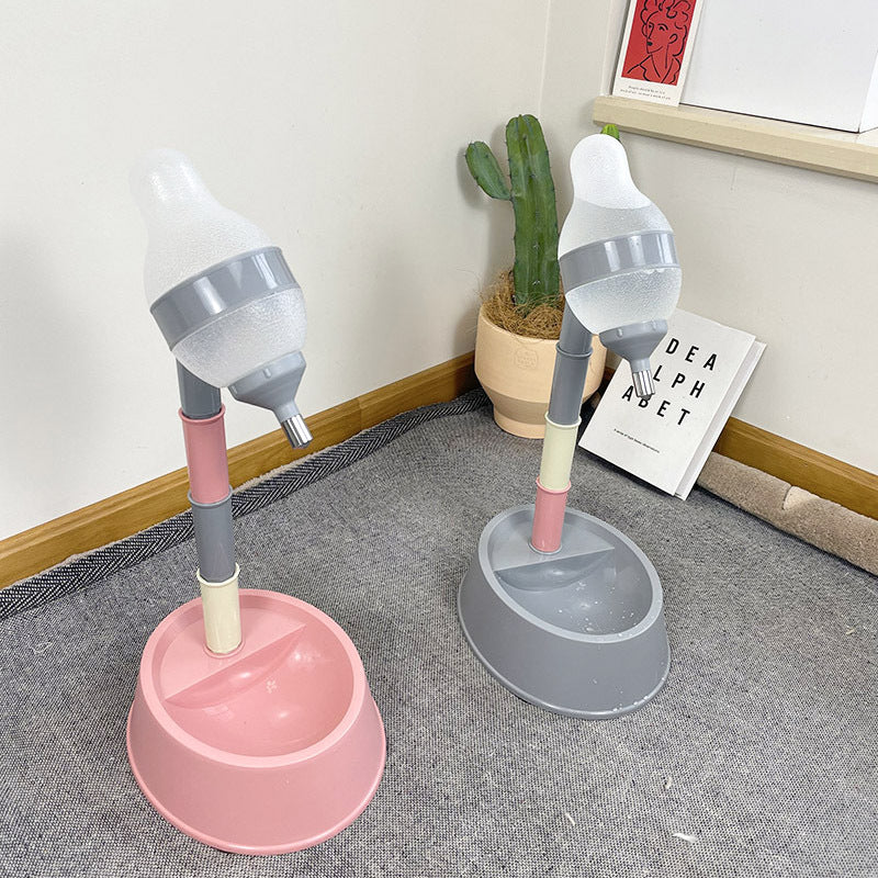 Adjustable Height Automatic Pet Water Dispenser Bowl