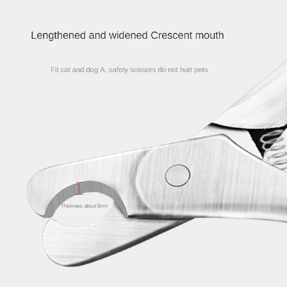 Pet Professional Stainless Steel Nail Clipper Safety Grooming Trimmer
