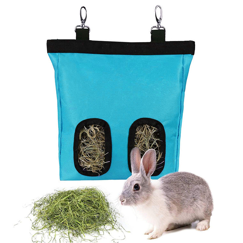 Hanging Rabbit Guinea Pig Hay Feeder Bag