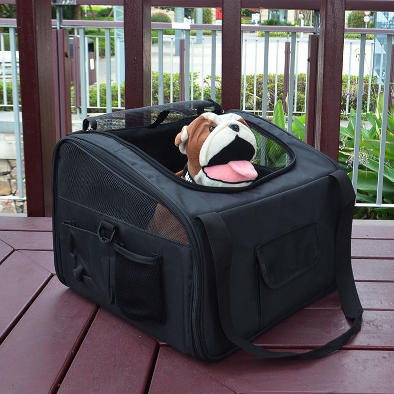 Portable Pet Backpack Carrier Diaper Bag Multi Functional Travel Bag