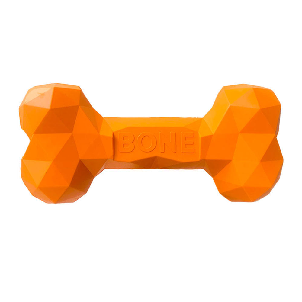 Bite Resistant Rubber Bone Pet Toy For Teeth Grinding