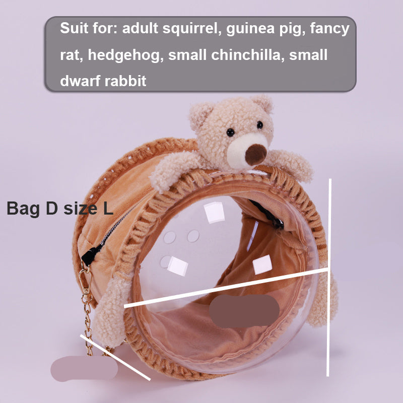 Hamster Cage Pet Out Of Bag Honey