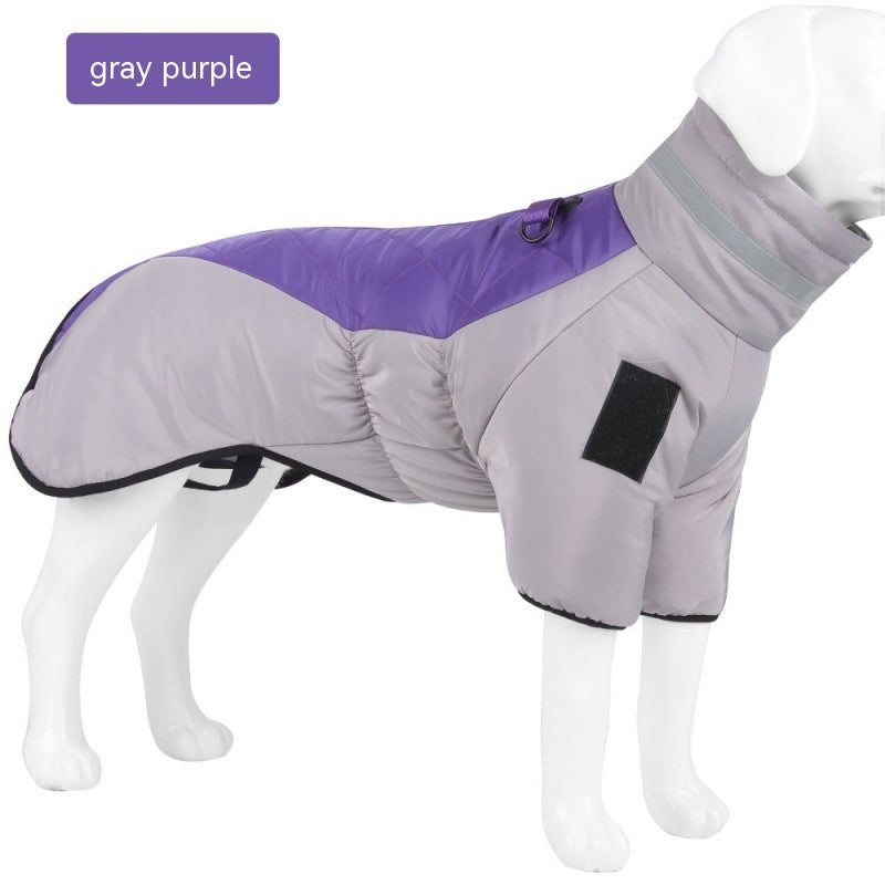 Waterproof Winter Warm Thick Pet Coat For Large Breed Dogs
