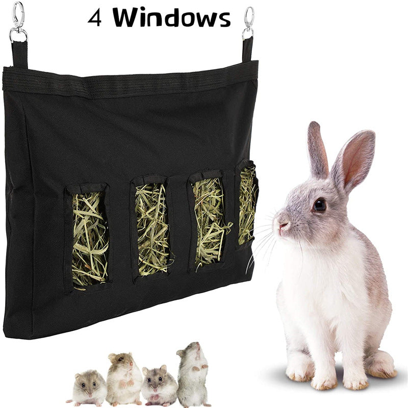 Hanging Rabbit Guinea Pig Hay Feeder Bag