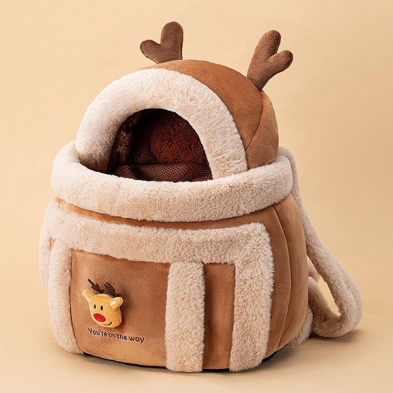 Pet Animal Shaped Portable Diaper Backpack Carrier Bag