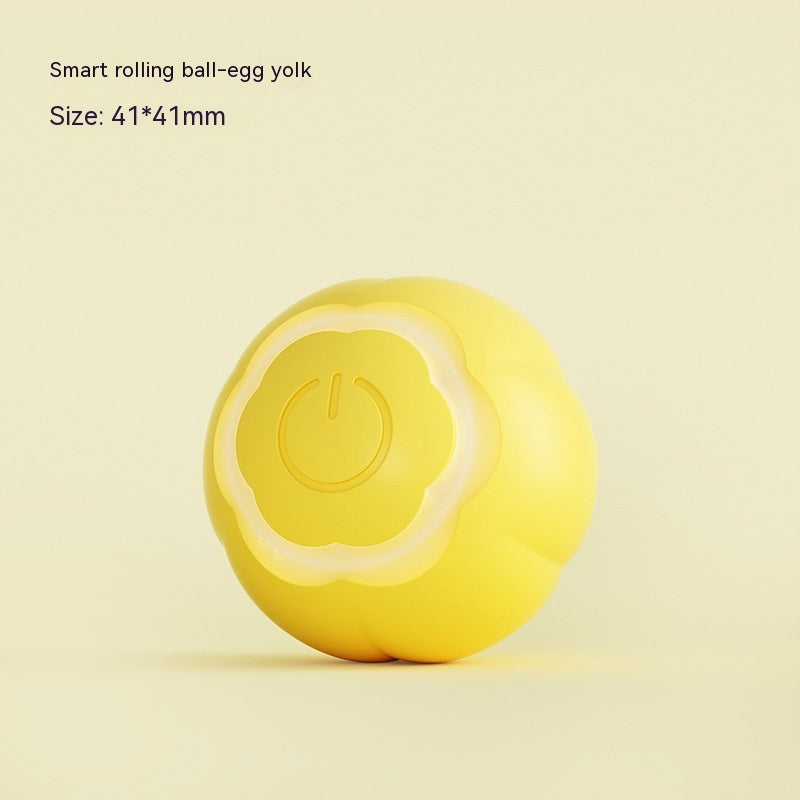 Rolling Ball Pet Toy Durable Self Rotating Bite Resistant