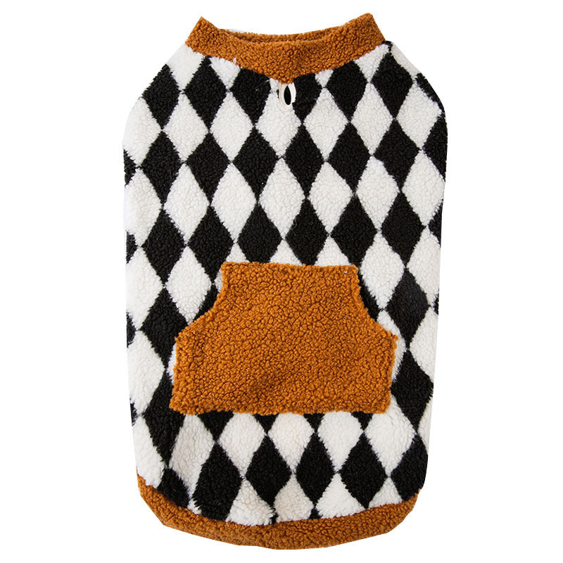 Pet Fluffy Cotton Padded Jacket Vest Winter Clothes