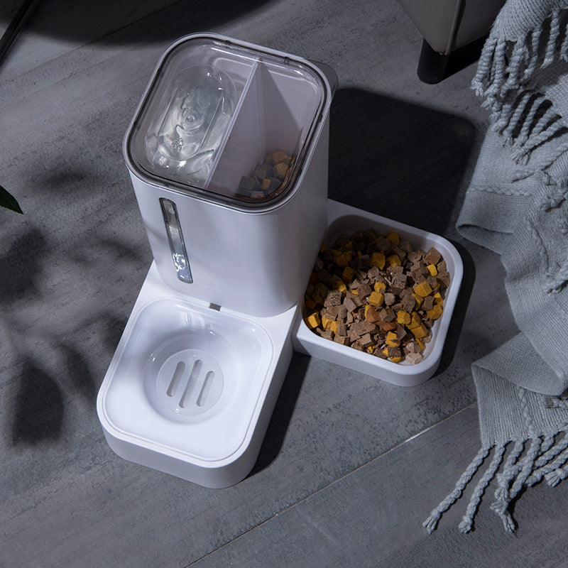 Automatic Water Storage Double Pet Feeding Bowl