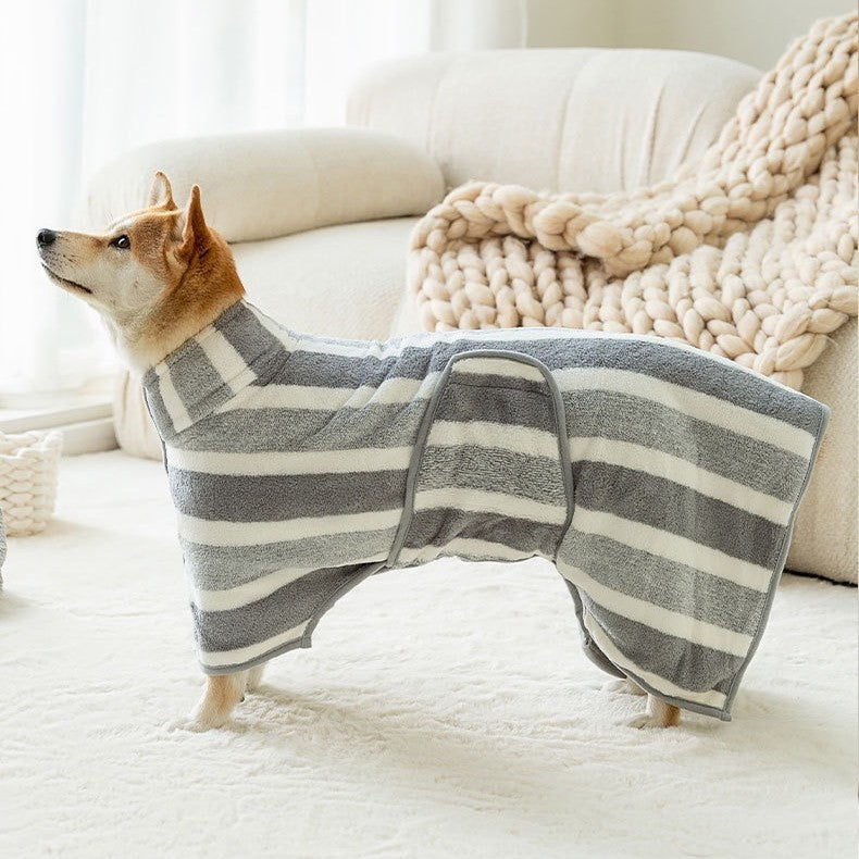 Pet Absorbent Bathrobe Drying Apparel For Pets