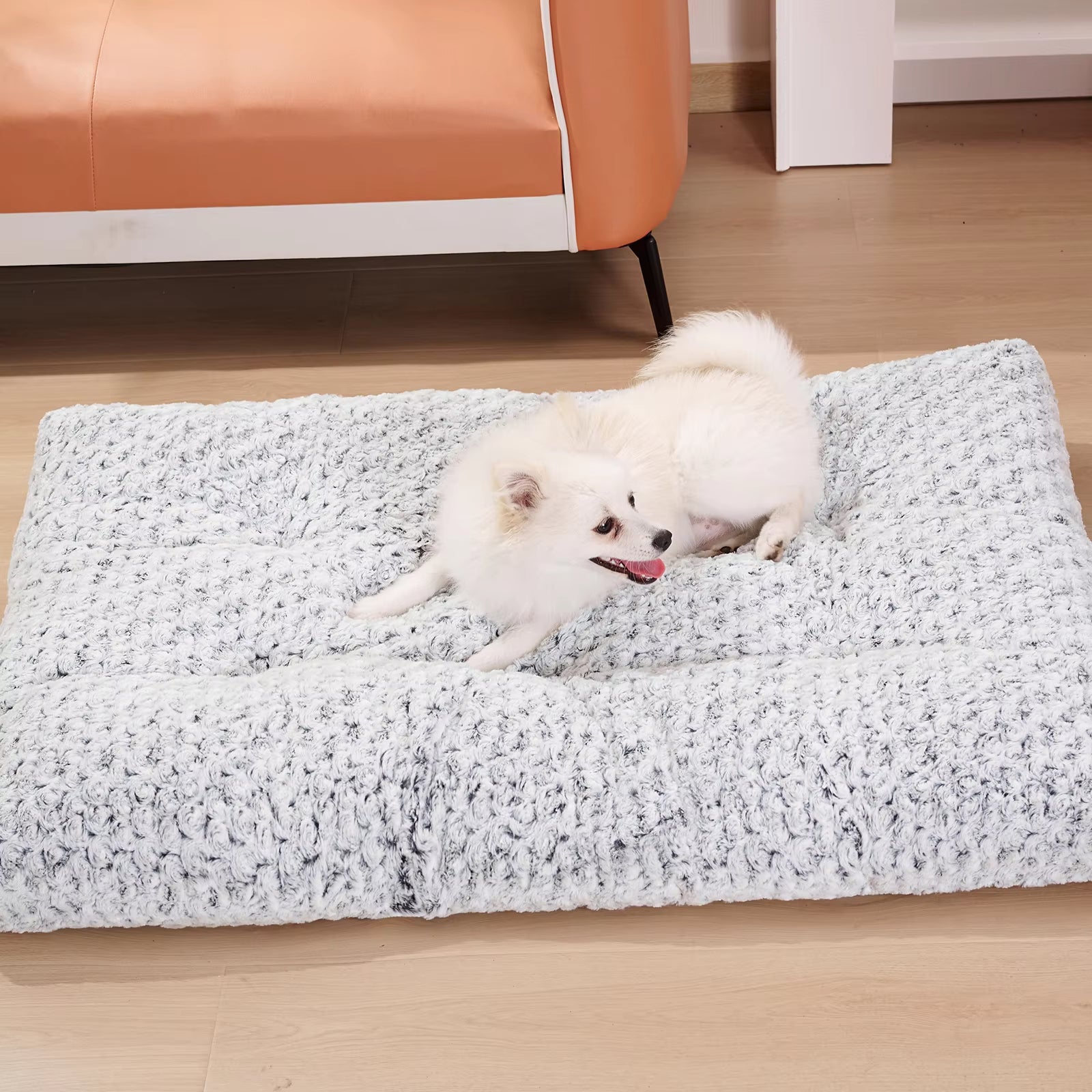 Washable Plush Anti-Slip Dog Bed Mat