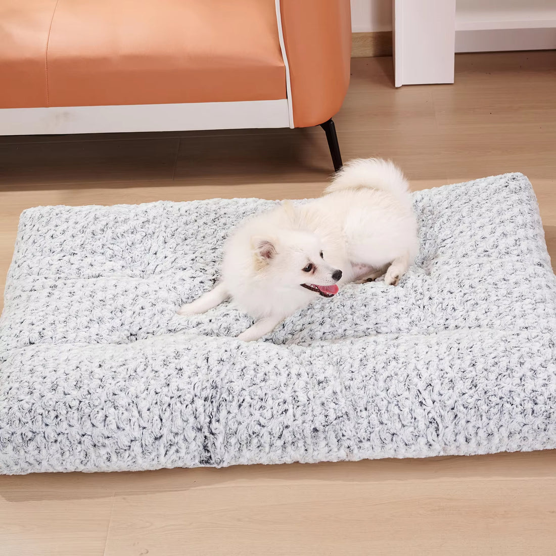 Washable Plush Anti-Slip Dog Bed Mat