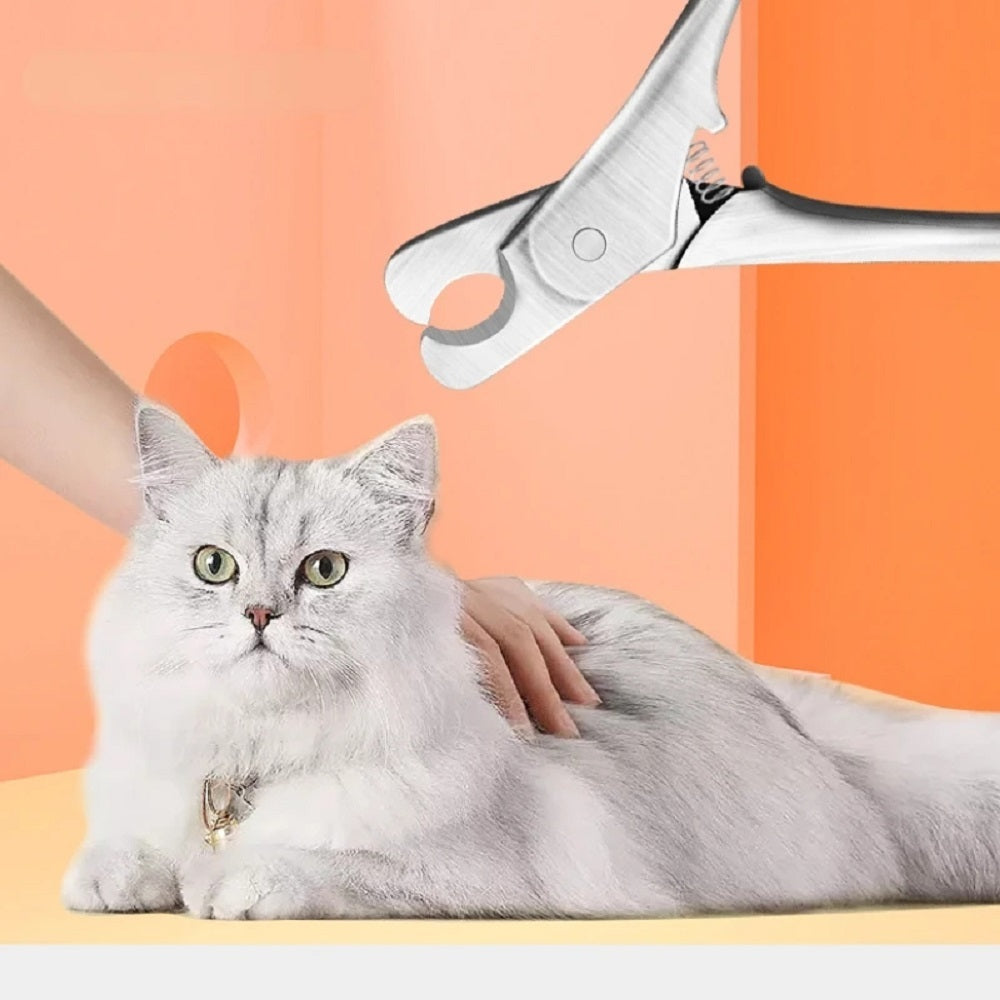 Pet Professional Stainless Steel Nail Clipper Safety Grooming Trimmer