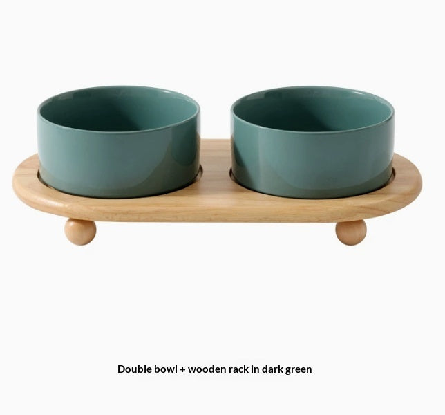 Ceramic Pet Food Bowl For Small And Medium Pets