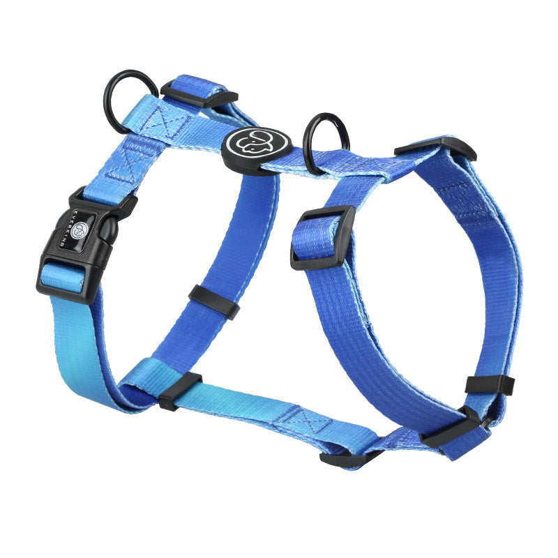 Gradient Color Pet Chest Strap Harness For Control
