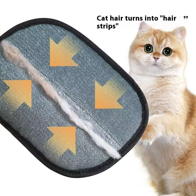 Pet Hair Removal Gloves Dual Sided Bristle Cleaning Mitt