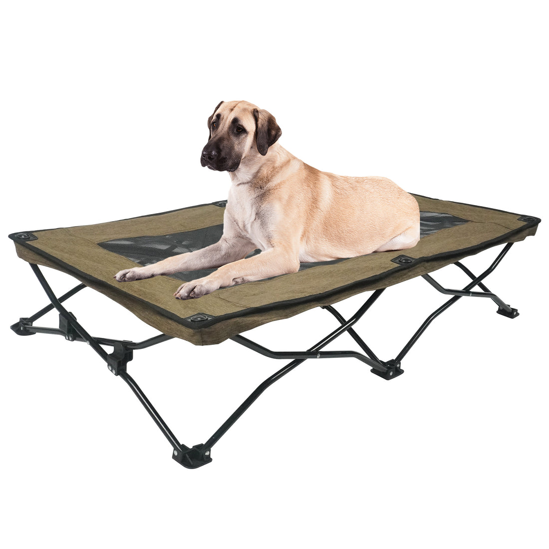 Double Layer Fabric Large Foldable Dog Bed