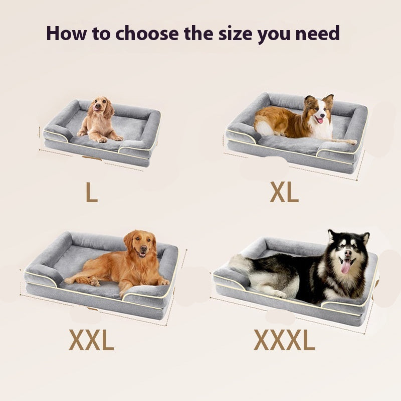Pet Sofa Bed Medium Large Dog Mat Removable And Washable
