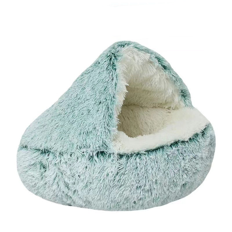 Plush Shell Shaped Pet Nest Bed