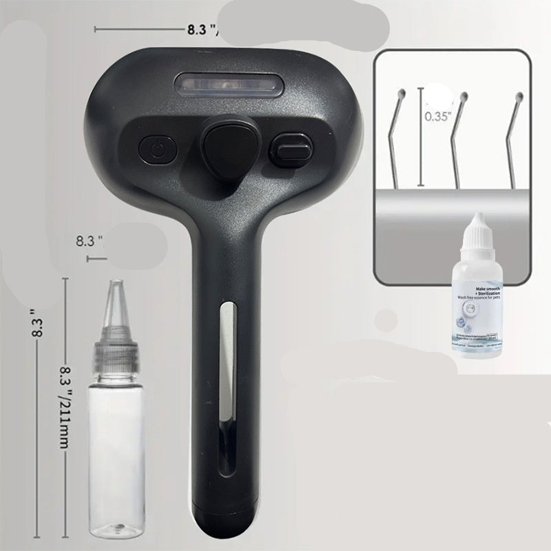 Pet Spray Comb Pin Brush For Fur Removal And Detangling