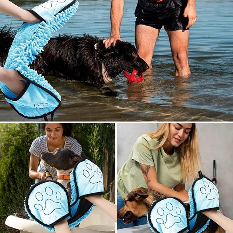 Pet Quick Absorbent Bath Towel For Pets