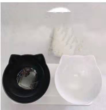 Non Slip Double Raised Pet Feeding Bowl Stand