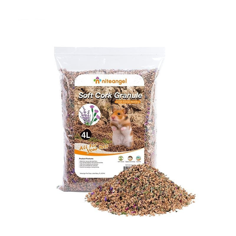Oak Cork Dust Free Hamster Bedding Cage Landscaping Material