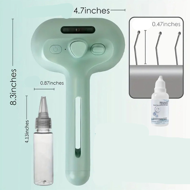 Pet Spray Comb Pin Brush For Fur Removal And Detangling