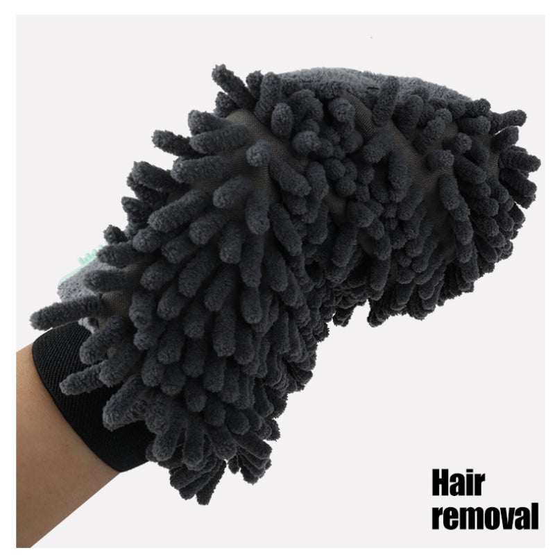 Pet 2 in 1 Grooming Glove Bath Brush Cleaning Massage Tool