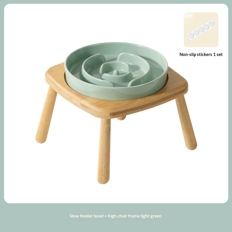 Ceramic Slow Feeding Anti Choke Pet Feeder Bowl