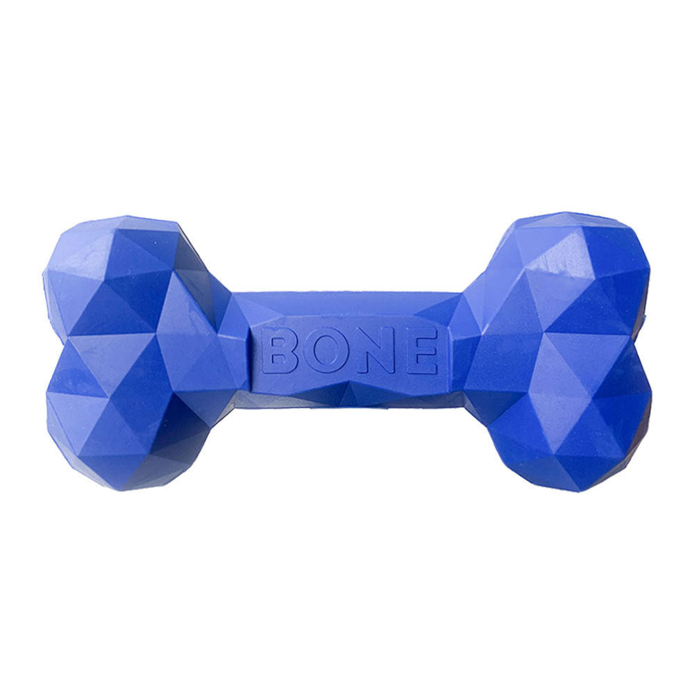 Bite Resistant Rubber Bone Pet Toy For Teeth Grinding