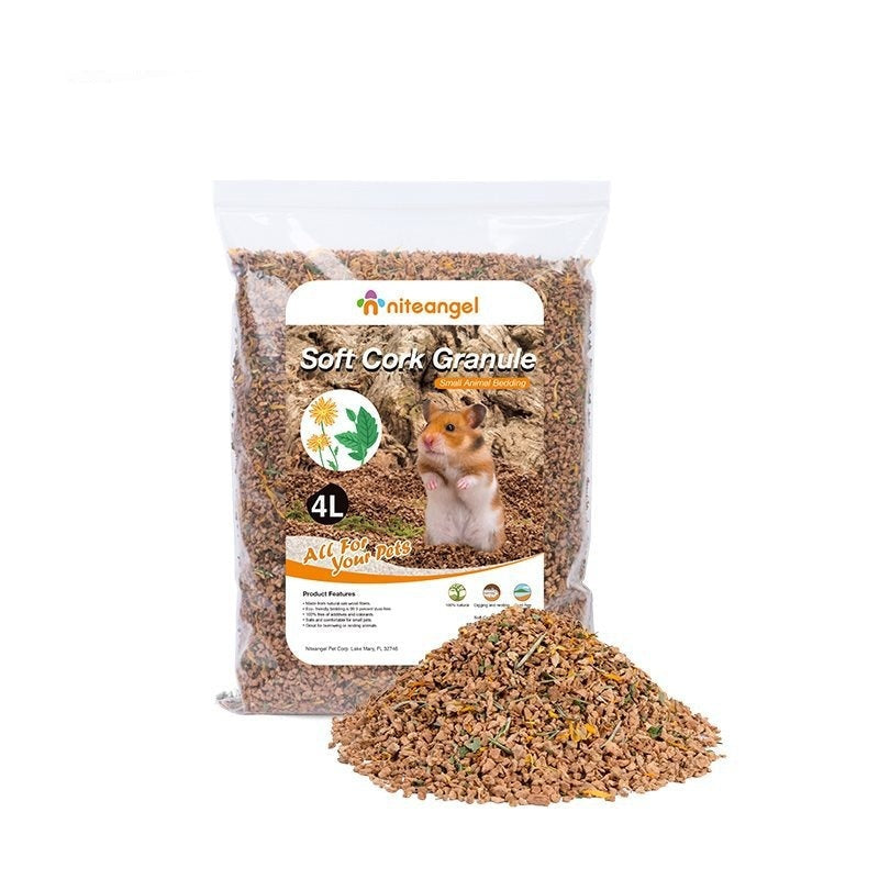 Oak Cork Dust Free Hamster Bedding Cage Landscaping Material