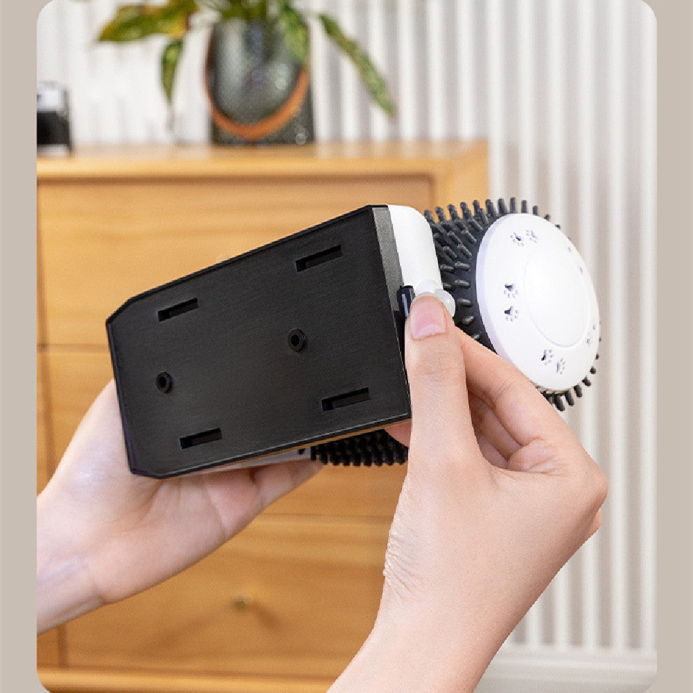 Automatic Pet Self Grooming Wall Corner Brush Soft Scratcher Tool
